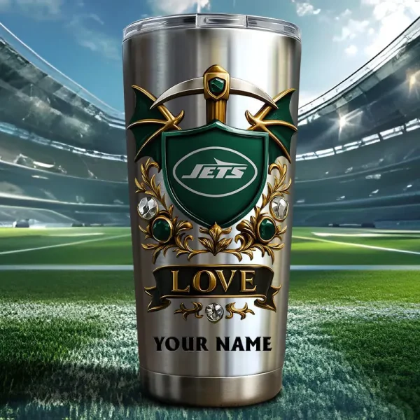 New York Jets Stainless Steel Tumbler New Style SPTSSTNS018