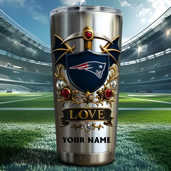 New England Patriots Stainless Steel Tumbler New Style SPTSSTNS020