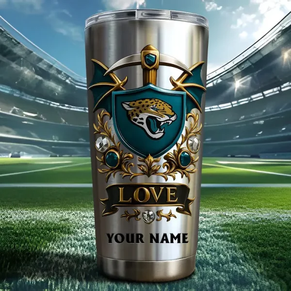 Jacksonville Jaguars Stainless Steel Tumbler New Style SPTSSTNS023