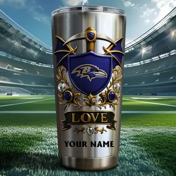 Baltimore Ravens Stainless Steel Tumbler New Style SPTSSTNS024