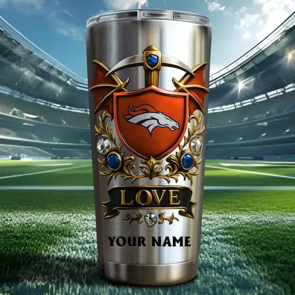 Denver Broncos Stainless Steel Tumbler New Style SPTSSTNS029