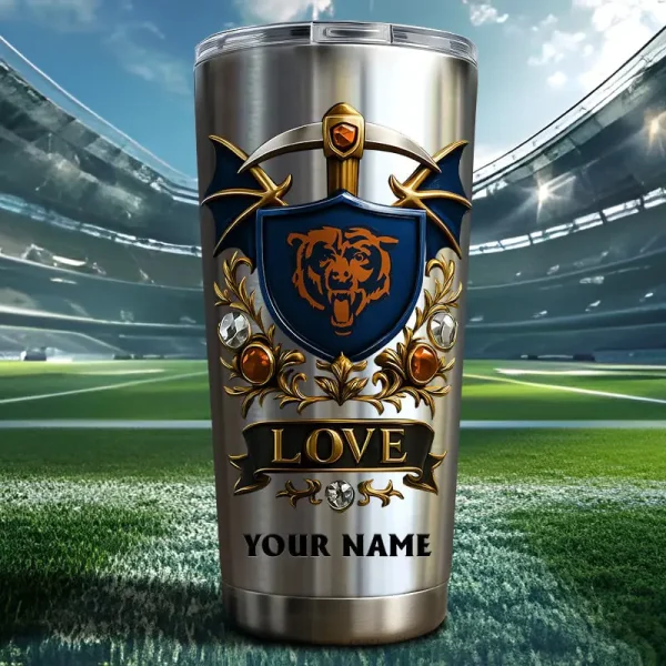 Chicago Bears Stainless Steel Tumbler New Style SPTSSTNS030