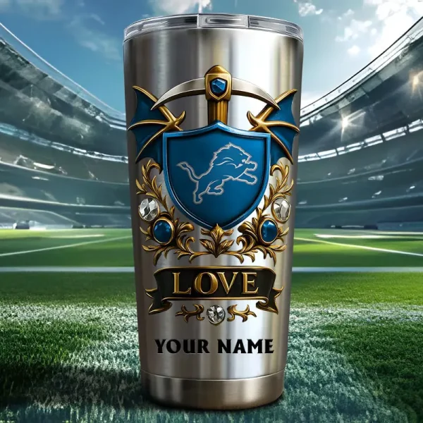Detroit Lions Stainless Steel Tumbler New Style SPTSSTNS031