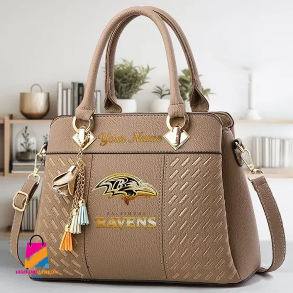 Baltimore Ravens Deluxe Beclina Handbag For Women 2025 Versions S9BECLINABAG061 - Image 2