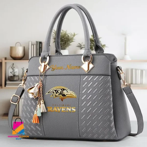 Baltimore Ravens Deluxe Beclina Handbag For Women 2025 Versions S9BECLINABAG061 - Image 3