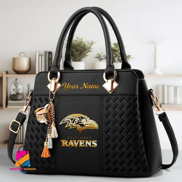 Baltimore Ravens Deluxe Beclina Handbag For Women 2025 Versions S9BECLINABAG061 - Image 6