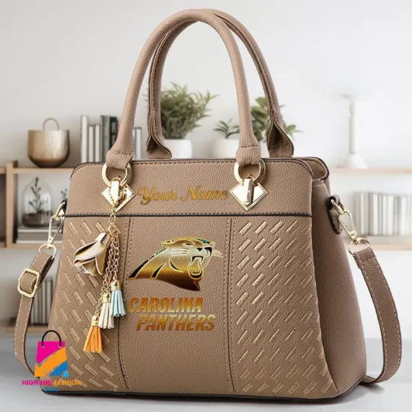 Carolina Panthers Deluxe Beclina Handbag For Women 2025 Versions S9BECLINABAG063 - Image 3