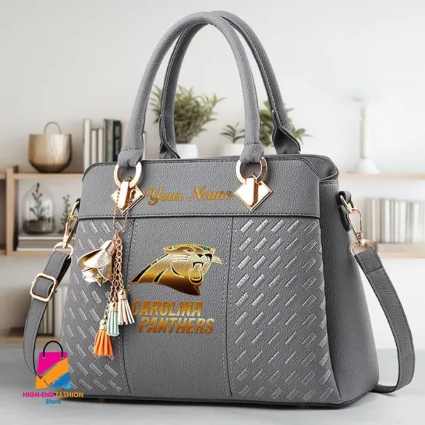 Carolina Panthers Deluxe Beclina Handbag For Women 2025 Versions S9BECLINABAG063