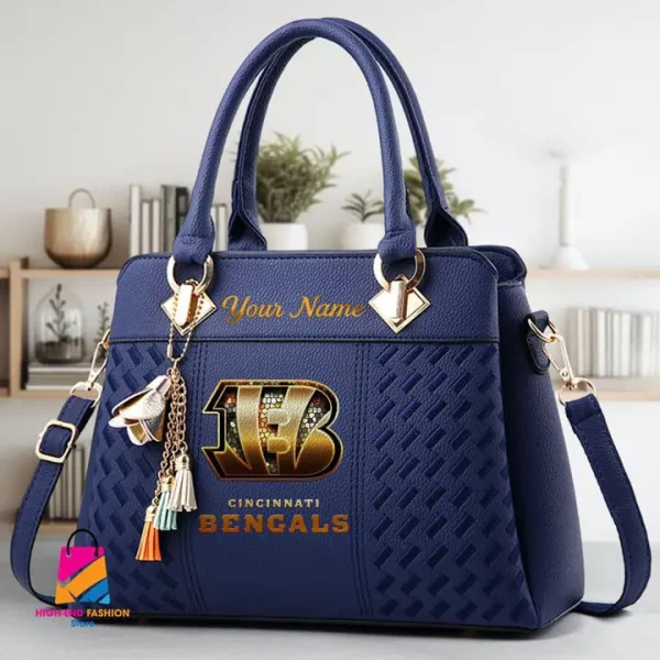 Cincinnati Bengals Deluxe Beclina Handbag For Women 2025 Versions S9BECLINABAG065 - Image 2