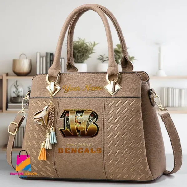 Cincinnati Bengals Deluxe Beclina Handbag For Women 2025 Versions S9BECLINABAG065 - Image 3