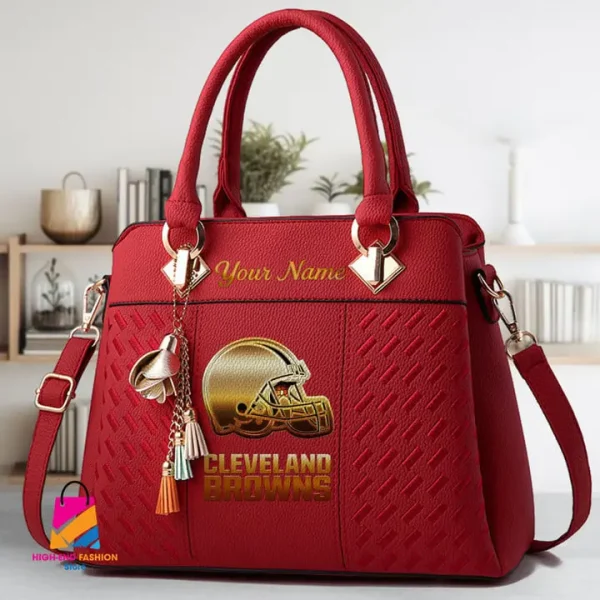 Cleveland Browns Deluxe Beclina Handbag For Women 2025 Versions S9BECLINABAG066 - Image 5