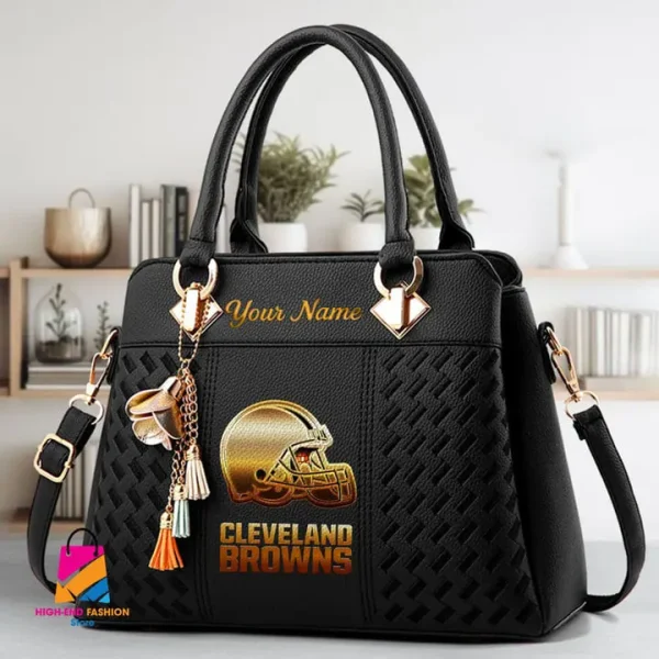 Cleveland Browns Deluxe Beclina Handbag For Women 2025 Versions S9BECLINABAG066