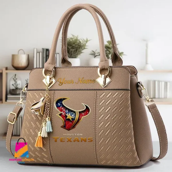 Houston Texans Deluxe Beclina Handbag For Women 2025 Versions S9BECLINABAG071 - Image 3