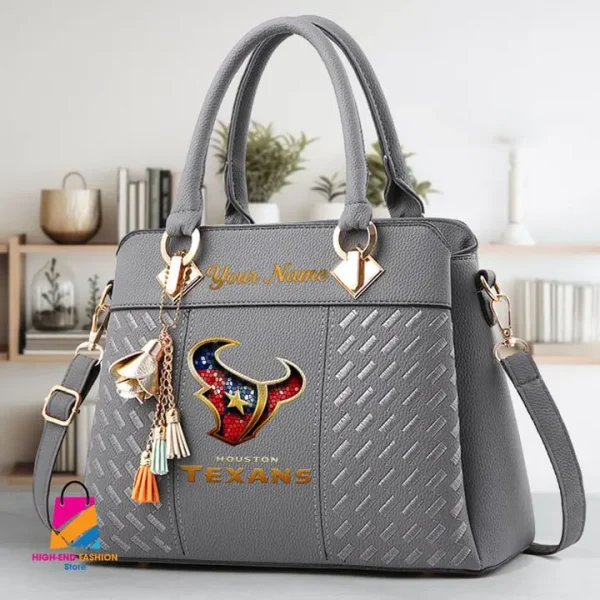 Houston Texans Deluxe Beclina Handbag For Women 2025 Versions S9BECLINABAG071 - Image 4