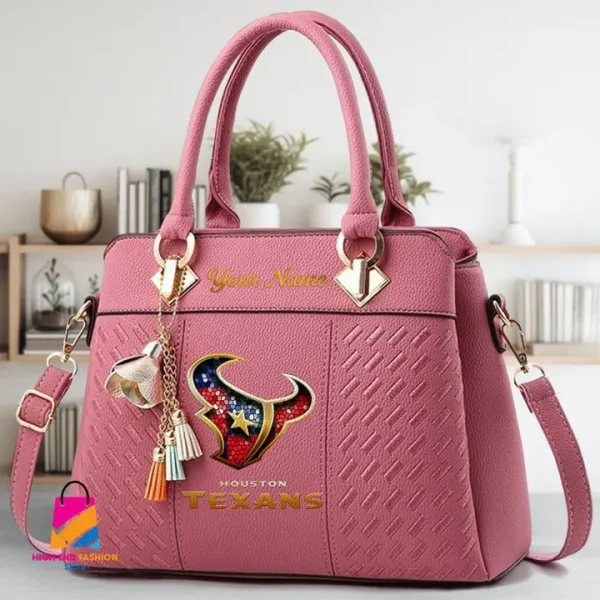 Houston Texans Deluxe Beclina Handbag For Women 2025 Versions S9BECLINABAG071 - Image 5