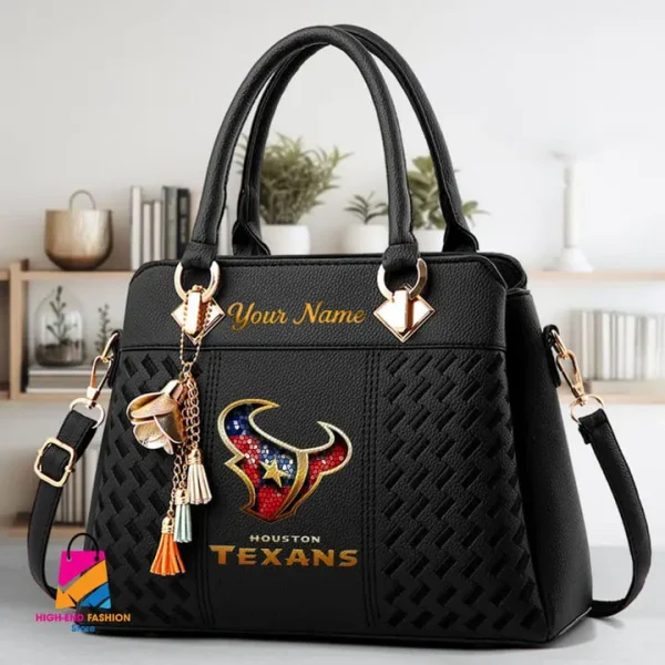 Houston Texans Deluxe Beclina Handbag For Women 2025 Versions S9BECLINABAG071 - Image 6