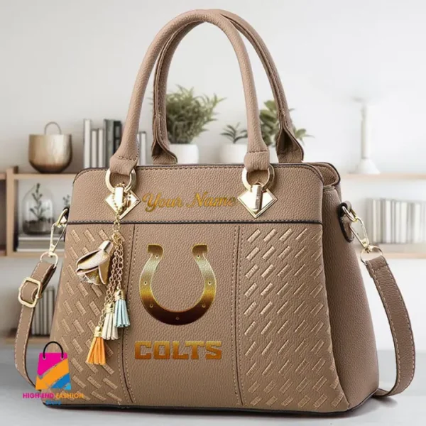 Indianapolis Colts Deluxe Beclina Handbag For Women 2025 Versions S9BECLINABAG072 - Image 2
