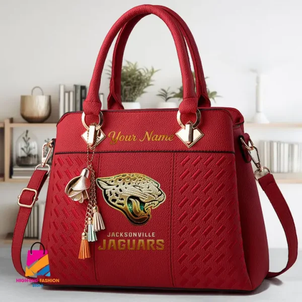 Jacksonville Jaguars Deluxe Beclina Handbag For Women 2025 Versions S9BECLINABAG073 - Image 5