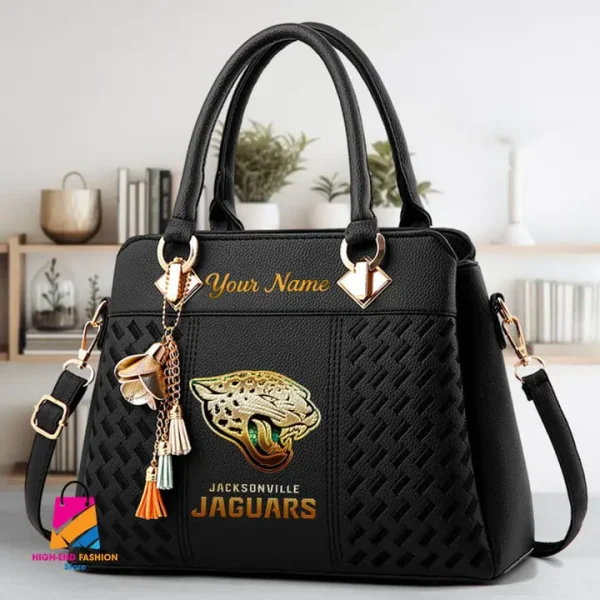 Jacksonville Jaguars Deluxe Beclina Handbag For Women 2025 Versions S9BECLINABAG073 - Image 6