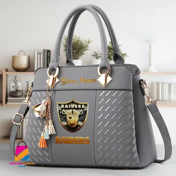 Las Vegas Raiders Deluxe Beclina Handbag For Women 2025 Versions S9BECLINABAG075 - Image 4