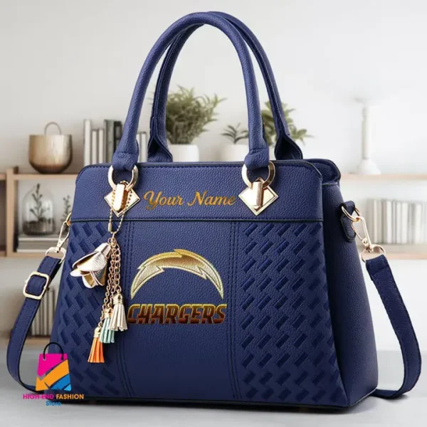 Los Angeles Chargers Deluxe Beclina Handbag For Women 2025 Versions S9BECLINABAG076 - Image 2