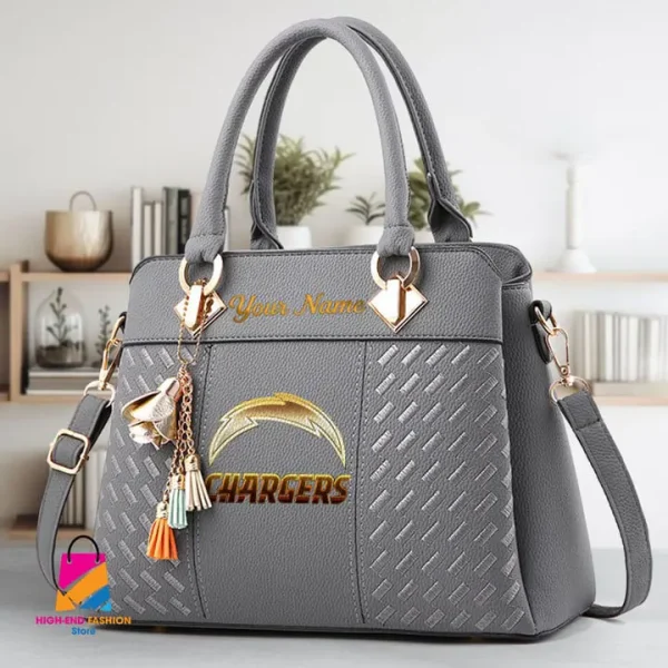 Los Angeles Chargers Deluxe Beclina Handbag For Women 2025 Versions S9BECLINABAG076 - Image 3