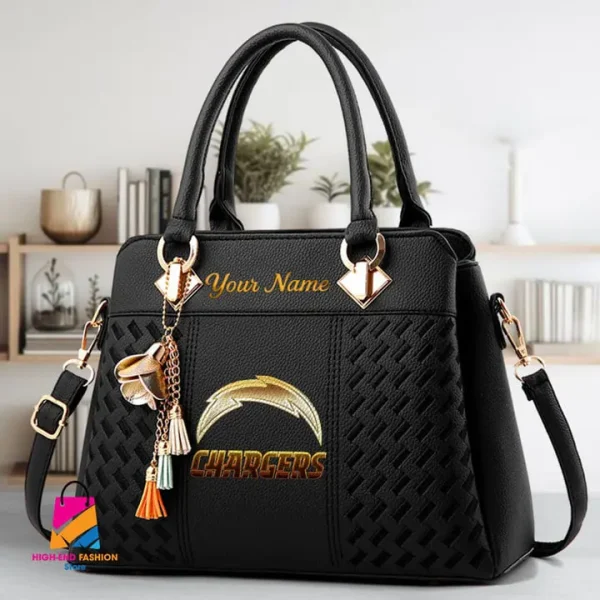 Los Angeles Chargers Deluxe Beclina Handbag For Women 2025 Versions S9BECLINABAG076 - Image 6