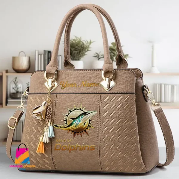 Miami Dolphins Deluxe Beclina Handbag For Women 2025 Versions S9BECLINABAG078 - Image 3