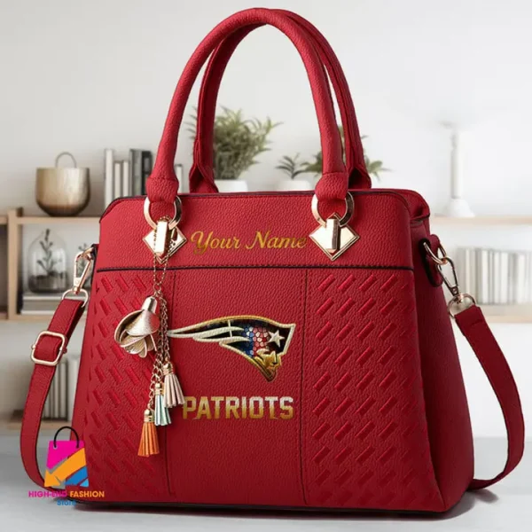 New England Patriots Deluxe Beclina Handbag For Women 2025 Versions S9BECLINABAG080 - Image 5