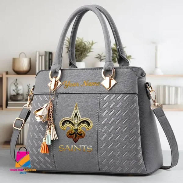 New Orleans Saints Deluxe Beclina Handbag For Women 2025 Versions S9BECLINABAG081 - Image 3