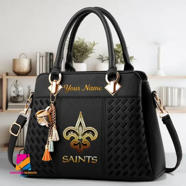 New Orleans Saints Deluxe Beclina Handbag For Women 2025 Versions S9BECLINABAG081 - Image 6
