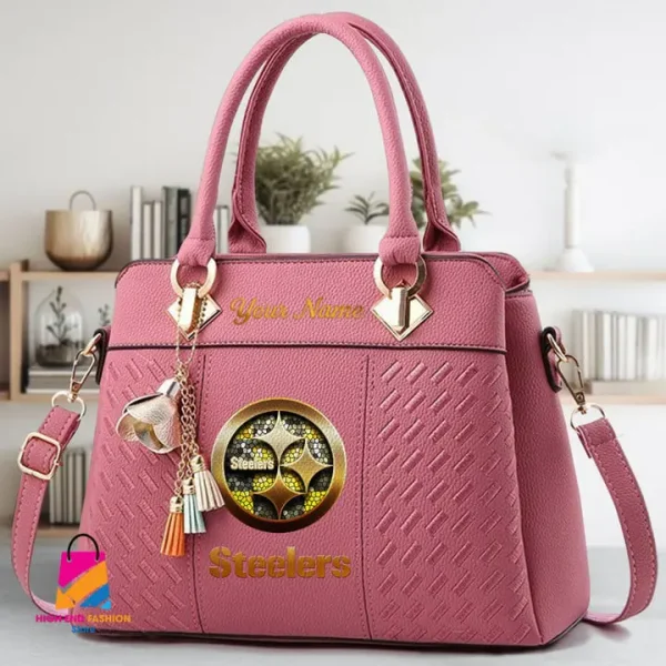 Pittsburgh Steelers Deluxe Beclina Handbag For Women 2025 Versions S9BECLINABAG085 - Image 4