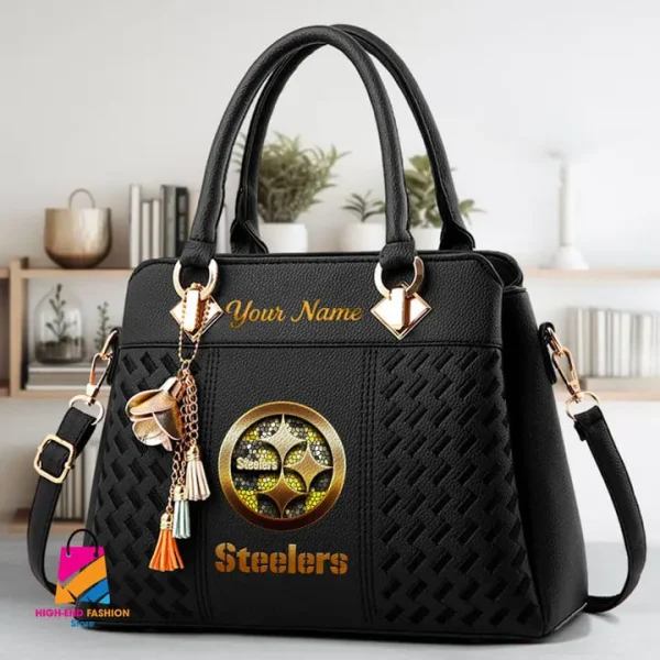 Pittsburgh Steelers Deluxe Beclina Handbag For Women 2025 Versions S9BECLINABAG085 - Image 6