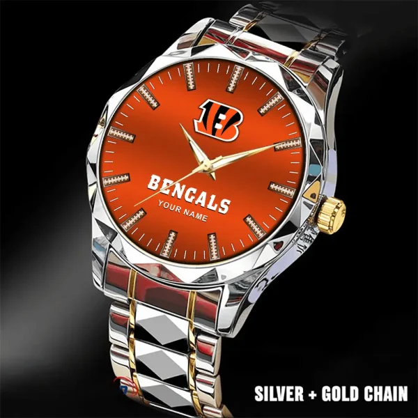 Cincinnati Bengals Luxury Diamond Men Wristwatch Trending 2025 SPTDMW455 - Image 2