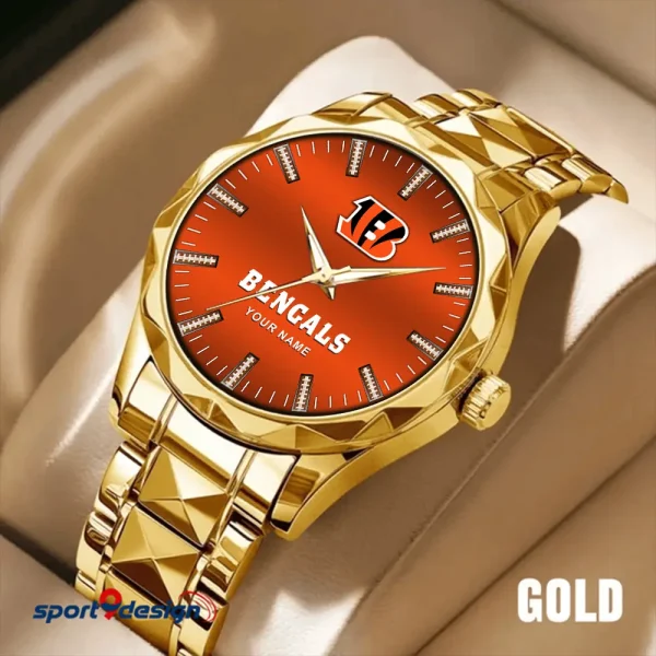 Cincinnati Bengals Luxury Diamond Men Wristwatch Trending 2025 SPTDMW455 - Image 3