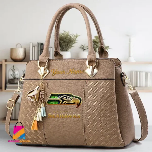 Seattle Seahawks Deluxe Beclina Handbag For Women 2025 Versions S9BECLINABAG087 - Image 3