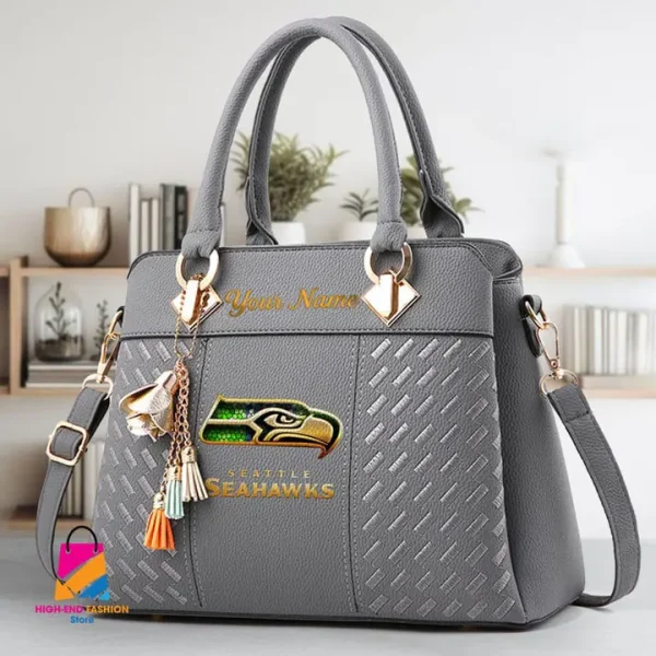 Seattle Seahawks Deluxe Beclina Handbag For Women 2025 Versions S9BECLINABAG087 - Image 4