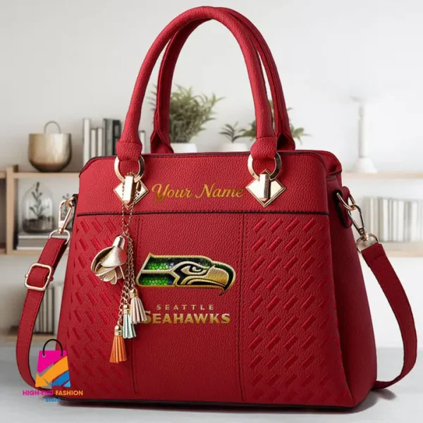 Seattle Seahawks Deluxe Beclina Handbag For Women 2025 Versions S9BECLINABAG087 - Image 5