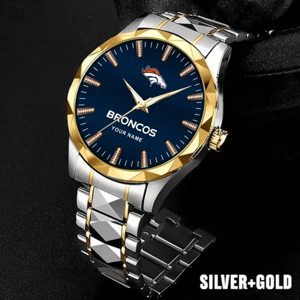 Denver Broncos Luxury Diamond Men Wristwatch Trending 2025 SPTDMW458 - Image 4
