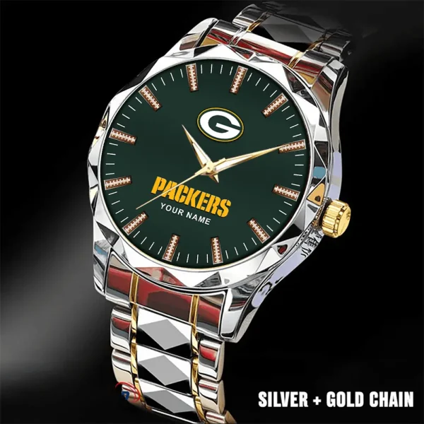 Green Bay Packers Luxury Diamond Men Wristwatch Trending 2025 SPTDMW460 - Image 4