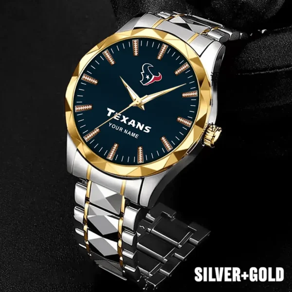 Houston Texans Luxury Diamond Men Wristwatch Trending 2025 SPTDMW461 - Image 5