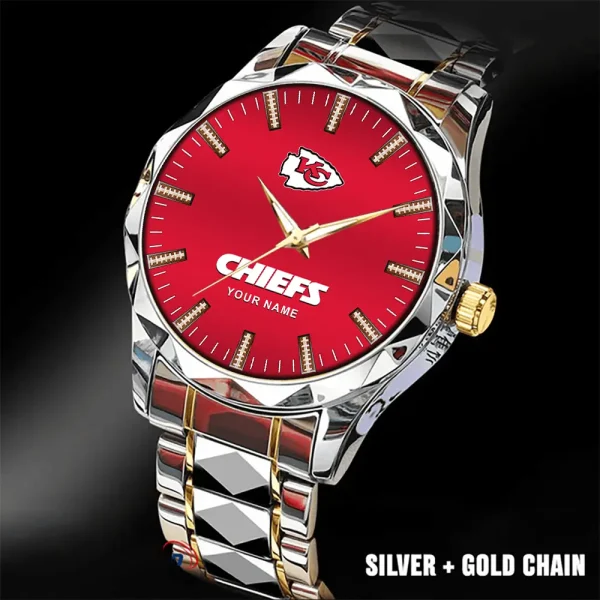 Kansas City Chiefs Luxury Diamond Men Wristwatch Trending 2025 SPTDMW464