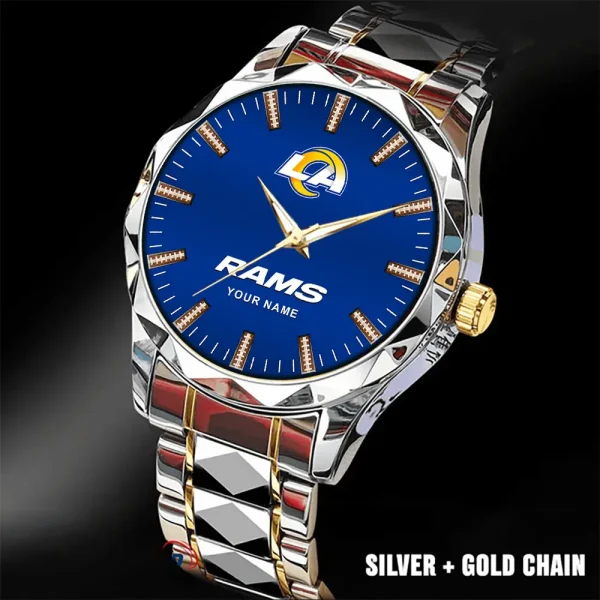 Los Angeles Rams Luxury Diamond Men Wristwatch Trending 2025 SPTDMW467 - Image 2