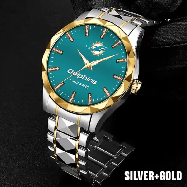 Miami Dolphins Luxury Diamond Men Wristwatch Trending 2025 SPTDMW468