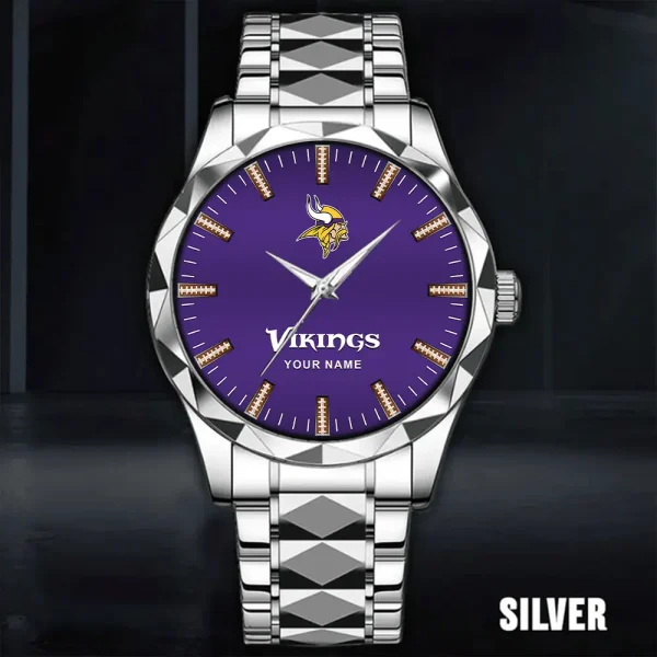 Minnesota Vikings Luxury Diamond Men Wristwatch Trending 2025 SPTDMW469 - Image 4
