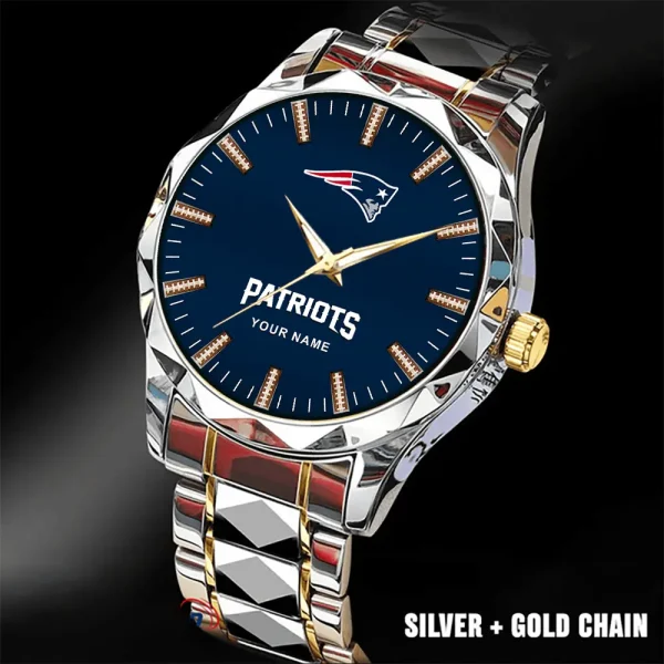 New England Patriots Luxury Diamond Men Wristwatch Trending 2025 SPTDMW470 - Image 2