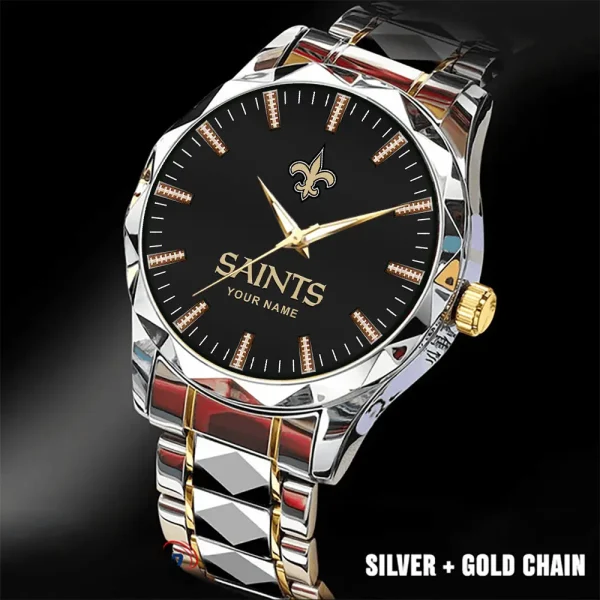 New Orleans Saints Luxury Diamond Men Wristwatch Trending 2025 SPTDMW471 - Image 2