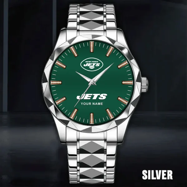 New York Jets Luxury Diamond Men Wristwatch Trending 2025 SPTDMW473 - Image 5