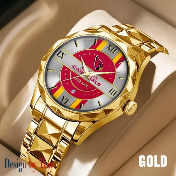 Arizona Cardinals Business Watch For Men Automatic Mechanical Stainless Steel Band 2025 SPTDMW481 - Image 5