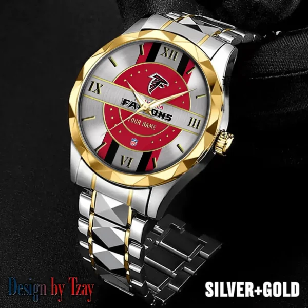Atlanta Falcons Business Watch For Men Automatic Mechanical Stainless Steel Band 2025 SPTDMW482